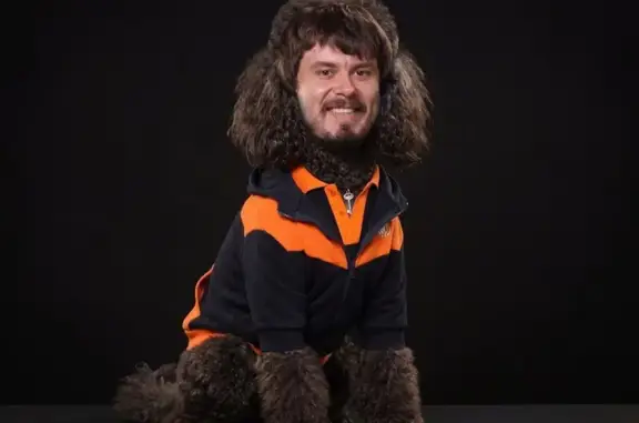 Пропала собака, Красная площадь, Москва - пудель с чипом, темный окрас - photo