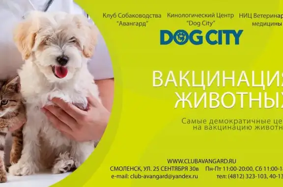 Смоленский городской клуб собаководства Авангард на улице 25 Сентября